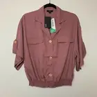 Kensie Mauve Color Top Blouse