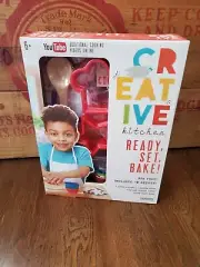 Creative Kitchen Chef Kids Cooking Ready Set Bake 9 Pieces & Recipe Book NIB
