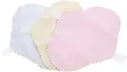 FRCOLOR 3pcs Reusable Menstrual Pads Graphene Sanitary Napkin Organic Cotton Cover Pads