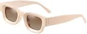 [AIEYEZO] Modern Thick Rectangle Sunglasses for Women Men Retro 90s Chunky Square Polarized Sunnies