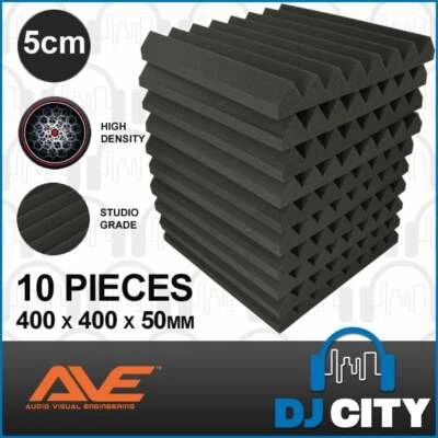 Acoustic studio Foam 10Pk Isolation Wave Absorption Panels 40X40