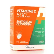 [Vitavea] Nutrisanté Vitamin C 500mg Daily Energy 24 Effervescent tablets
