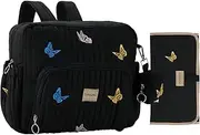 GOBABYMART Diaper Bag Backpack, Small Maternity baby bag & Changing Pad, Insulated Pockets, Stroller Straps & Pacifier Case