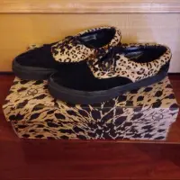 在飛比找蝦皮購物優惠-CHAOS PUNK黑豹紋麂皮龐克鞋