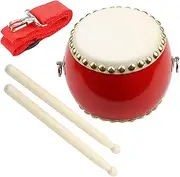 SWOOMEY 1 Set Drum Drum Musical Instrument Floor Drum Music Instrument Waist Drum for Drum Percussion Drum Drum Percussion Instrument Red Wooden