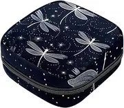 Period Bag,Sanitary Napkin Storage Bag,Abstract Dragonfly,Tampon Bag for Purse