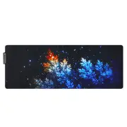 The Mangrove Honeysuckle USB Wired RGB Colorful Backlit LED Mouse Pad for Gaming Mouse E-Sport