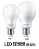 最新款飛利浦Philips 舒適光 純淨光 易省 LED燈泡 球泡 自然光【LPH-LED9W-12W】