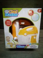 Be A Kid Chef Master- Battery operated MIXER Light & Realistic Motion 4 Beaters