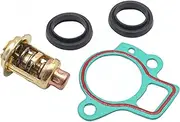 GHmarine 66M-12411 Thermostat Repair Service Kit for Yamaha 4 Stroke 9.9 15 25 30 40 50 60 70 HP Outboard Motors Replacement 6G8-12411 62Y-12414 6H3-12414 Sierra 18-3541