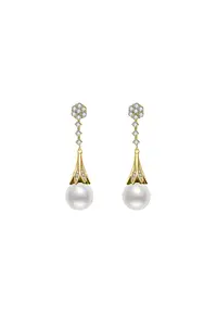 在飛比找ZALORA購物網優惠-Elegant Pearl Earrings WE00515