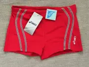 Asics Swim Boxer Shorts Boys in Red BNWT - Size 9-10 years