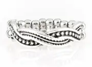 Paparazzi Texture Tango Silver Ring - New