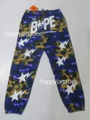 A BATHING APE Men's BAPE x HERON PRESTON MIX 1ST CAMO SWEAT PANTS 1I23152904 b