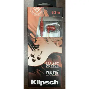 Klipsch S3m線控耳機#Klipsch#有線耳機