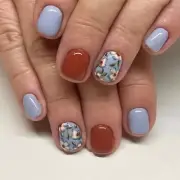 Flowers False Nails Short Square False Nails Press On Nails Full Cover Nails