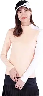 [New Balance] Golf 012-3267502 Women's Long Sleeve Inner Shirt (Dobby Border Pattern, Scrumtech: Shape, Stretch) / Golf Inner 151_Orange, 151_Orange, 0