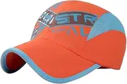 [Kangqifen] Boys Girls Graffiti Baseball Cap Quick-Drying Mesh Sun Hat