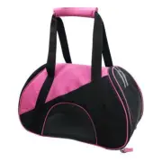 Pet Life B56PKMD Airline Approved Zip-N-Go Contoured Pet Carrier- Pink - Medium