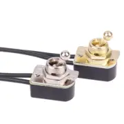 AC 250V 3A On/Off Prewired Standard Toggle Switch With Cable Contacts Switch CR