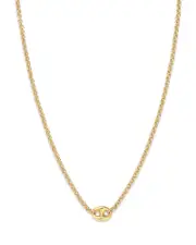 Zoe Chicco 14K Yellow Gold Heavy Metal Mariner Link Pendant Necklace, 14-16