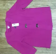 NWT $109 CHICO'S Addison Buckle Cardigan Sweater size 1