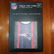 New England Patriots MINI CORNHOLE Board Table Top Toss 2x4 Mini Bean Bags Dorm