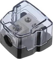 Car Audio Power Distribution Block 1 Set 2 Way Splitter 4ga Input 8ga Output Ground Cable Splitter Included