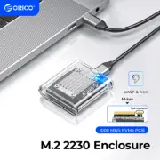 ORICO M.2 2230 NVMe SSD Enclosure 10Gbps USB C 3.2 Gen 2 iPhone 15 Pro MaxProRes