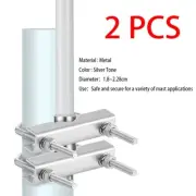 Heavy Duty Jaw U Bolt Mounting Bracket for CB Ham TV Antennas Set of 2