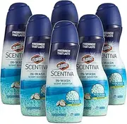 Clorox Scentiva Scent Booster Beads Laundry Freshener in Pacific Breeze & Coconut, 9 .7 Oz - 6 Pack, 6 Count