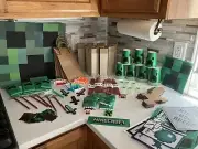 Minecraft Themed Pre Filled Party Bags 6 COUNT Ready Made Goody Loot Bags