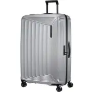 Samsonite Nuon Extra Large 81cm Hardcase Suitcase Matt Silver 34403