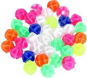 Kisangel Decorative Bike Wheel Spoke Beads 108pcs Round Wire Beads Easy Install Bike Decoration for Boys and Girls