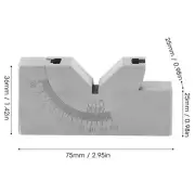 Micro Adjustable Angle Gauge Alloy Steel V Block For Milling Machine♡
