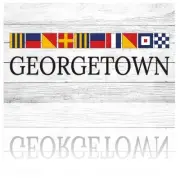 JennyGems Georgetown Delaware Gifts, Delaware Souvenirs, Nautical Flags