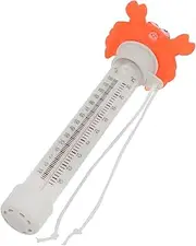 BAZEITFLOW Floating Thermometer Pool Floating Tub Thermometers Heater Ponds Wet Floating Pool Lights Outdoor Aquarium Submersible Solar Hydrometer Temperature Thermostat Tank Water
