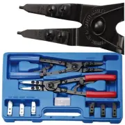 Set 10 Pcs C/Pliers for Seeger With Ratchet l.265 - Code bgs453 FBGS453 BGS of -