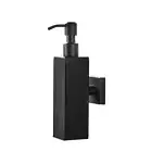 Black Soap Dispenser Wall-mounted Bathroom Fittings Shampoo Bathroom Kitchen