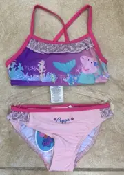 Peppa Pig Girls 2 Pièces Set Bathing Suit 5 Years Pink