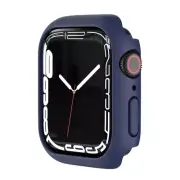 For Apple Watch iWatch Series SE 44mm Blue Screen Protector Case Full Cover