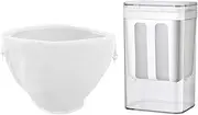STARTIST Yogurt Maker with Whey Separator and Strainer Basket, 1100ml, as described