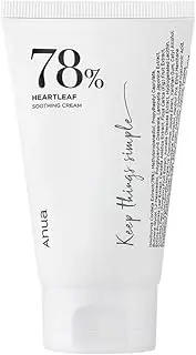 [ANUA] Heartleaf 78% Soothing Cream 100ml / 3.38 fl.oz. I moisturizing, soothing the skin, panthenol, ceramide, moisture barrier