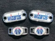 2 ~ Washington Wizards NBA Paracord Charms Oval or Mini Dog Tag shoelace charms