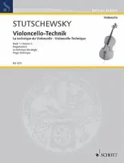 Stutschewsky Cello Method Vol 1 Finger Technique for Classical Music Book