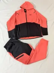 UA Under Armour Unstoppable 2pcs Set Fleece Hoodie & Jogger Men Size L