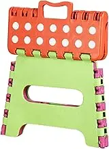 Portable Step Stool - Folding Ascent Bench, Space Saving Height Enhancer | Heavy Duty Foldable Step Stools, Foldaway Reach Ladder, Compact Utility Footstool for Home Kitchen Garage Storage