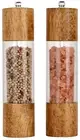 Premium Acrylic Salt and Pepper Grinder Set Manual Salt and Pepper Mills Wooden