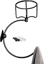 Towel Holder | Hand Towel Hook with Vintage Candle Holder - Wall Mounted Rustic Handtowel Ring for Counter, Toilet & Entryways