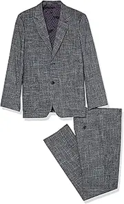 [Isaac Mizrahi] Slim Fit Boy's Tweed Splash Suit